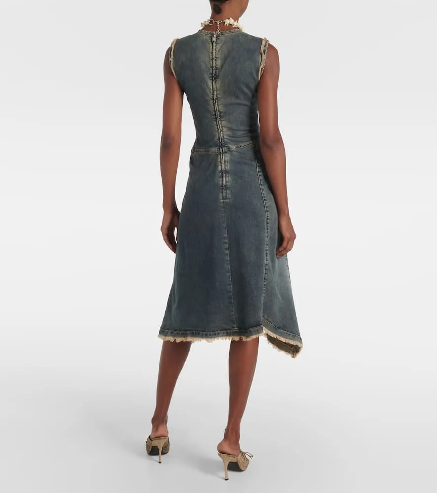 Acne Studios Denim midi dress