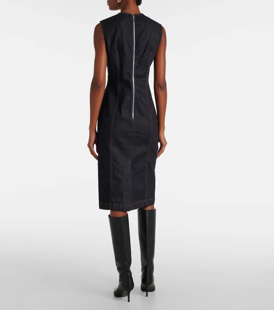 Acne Studios Denka denim midi dress