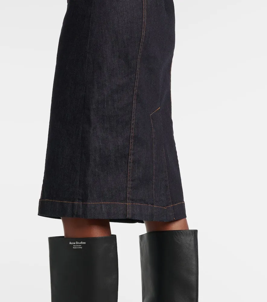 Acne Studios Denka denim midi dress