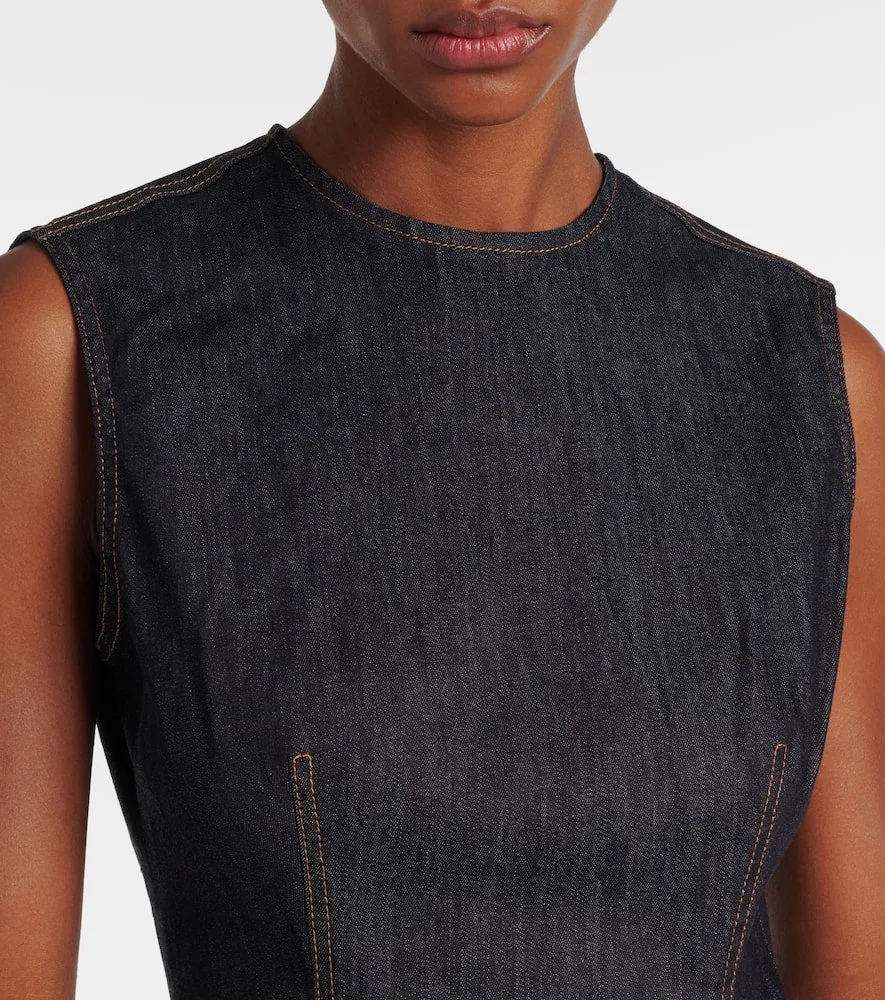 Acne Studios Denka denim midi dress