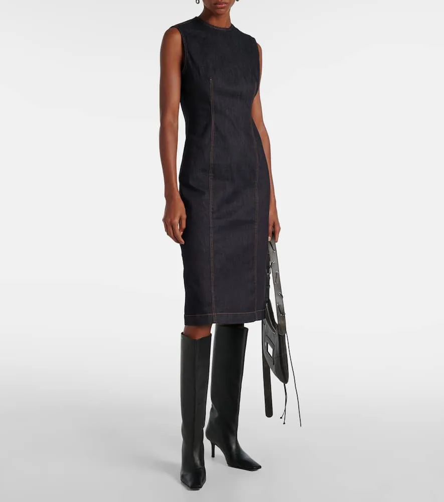 Acne Studios Denka denim midi dress