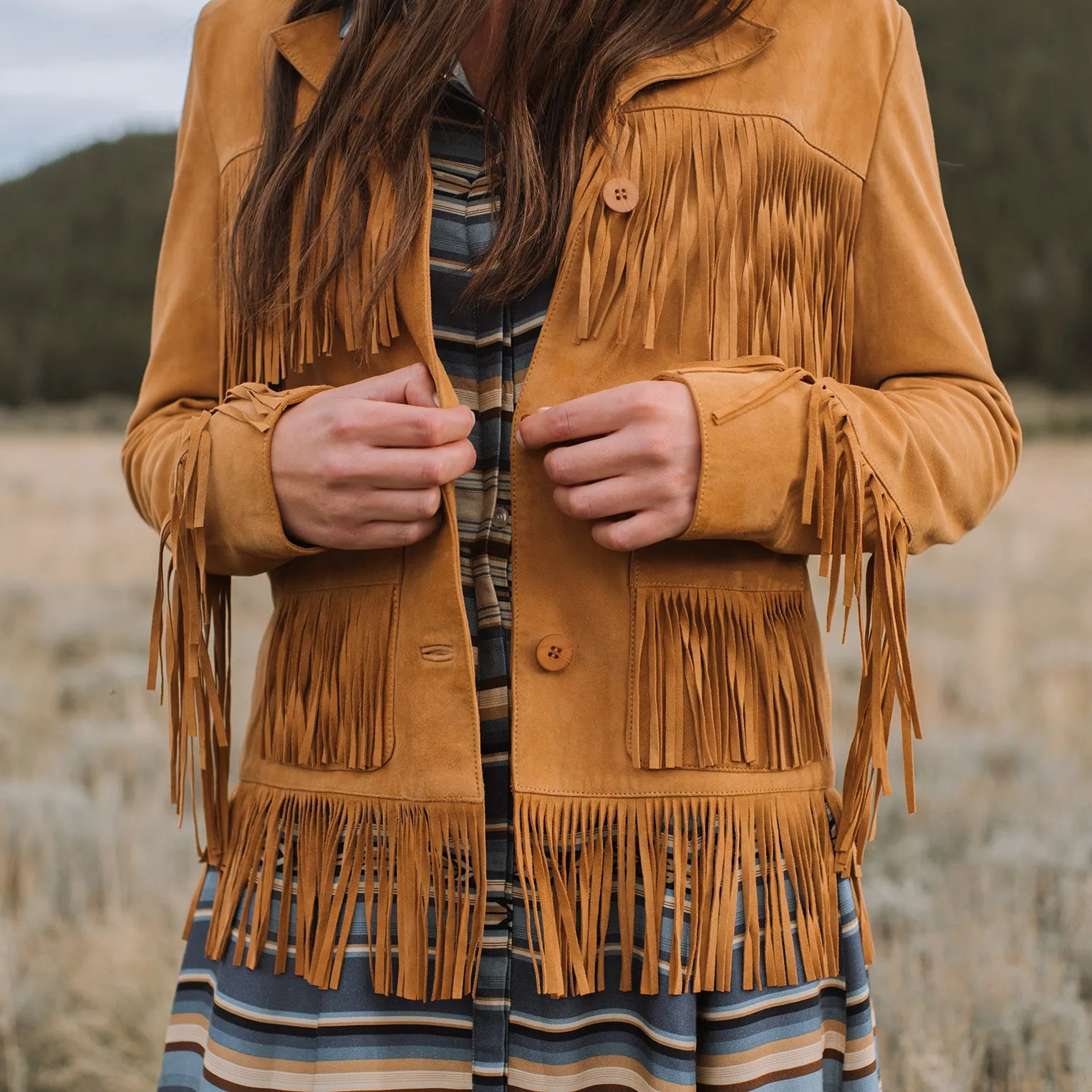 Fringe Suede Jacket