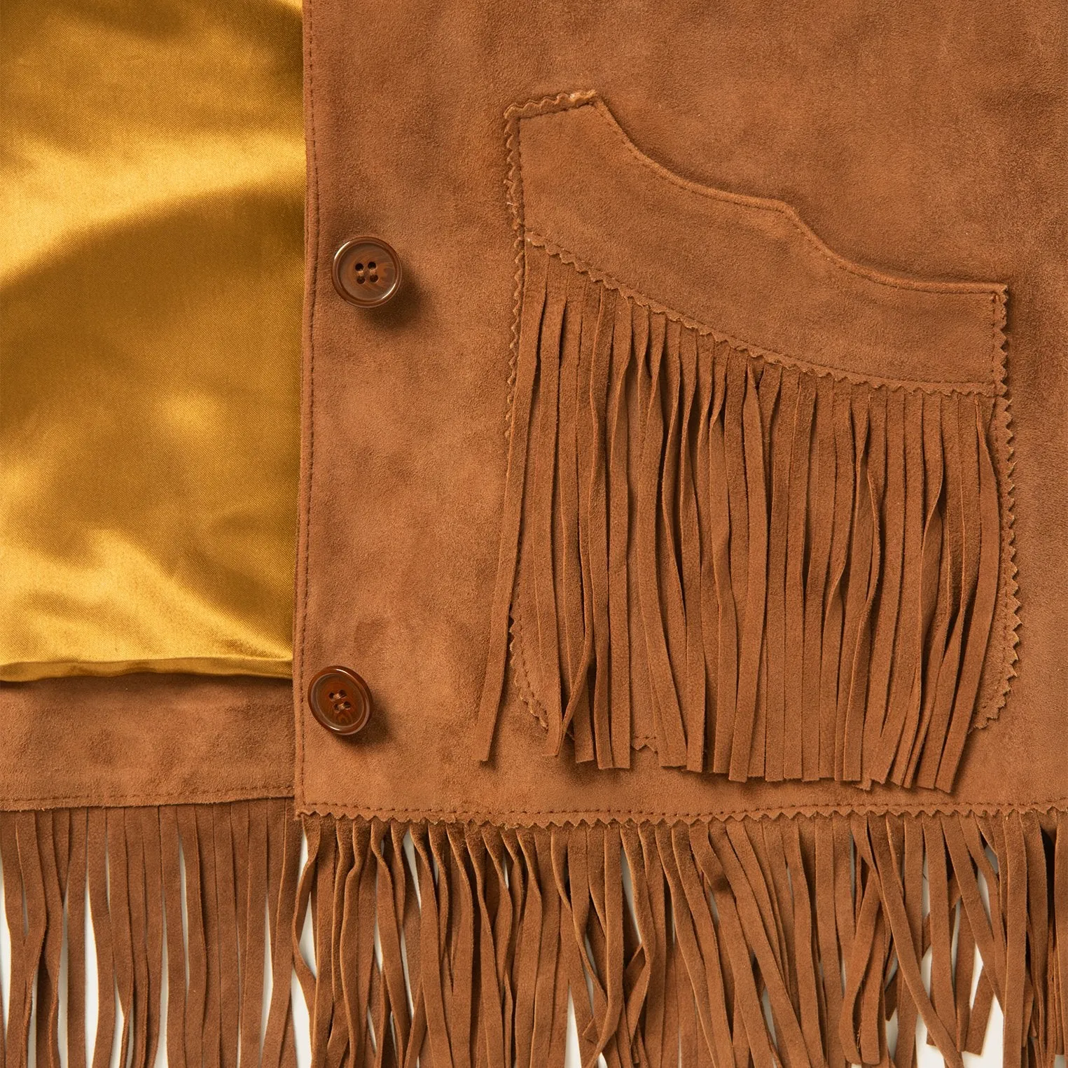 Lamb Suede Fringed Jacket