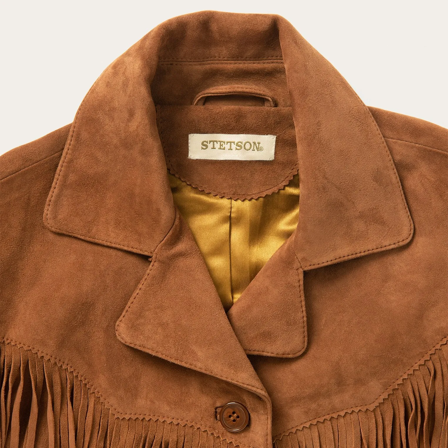 Lamb Suede Fringed Jacket