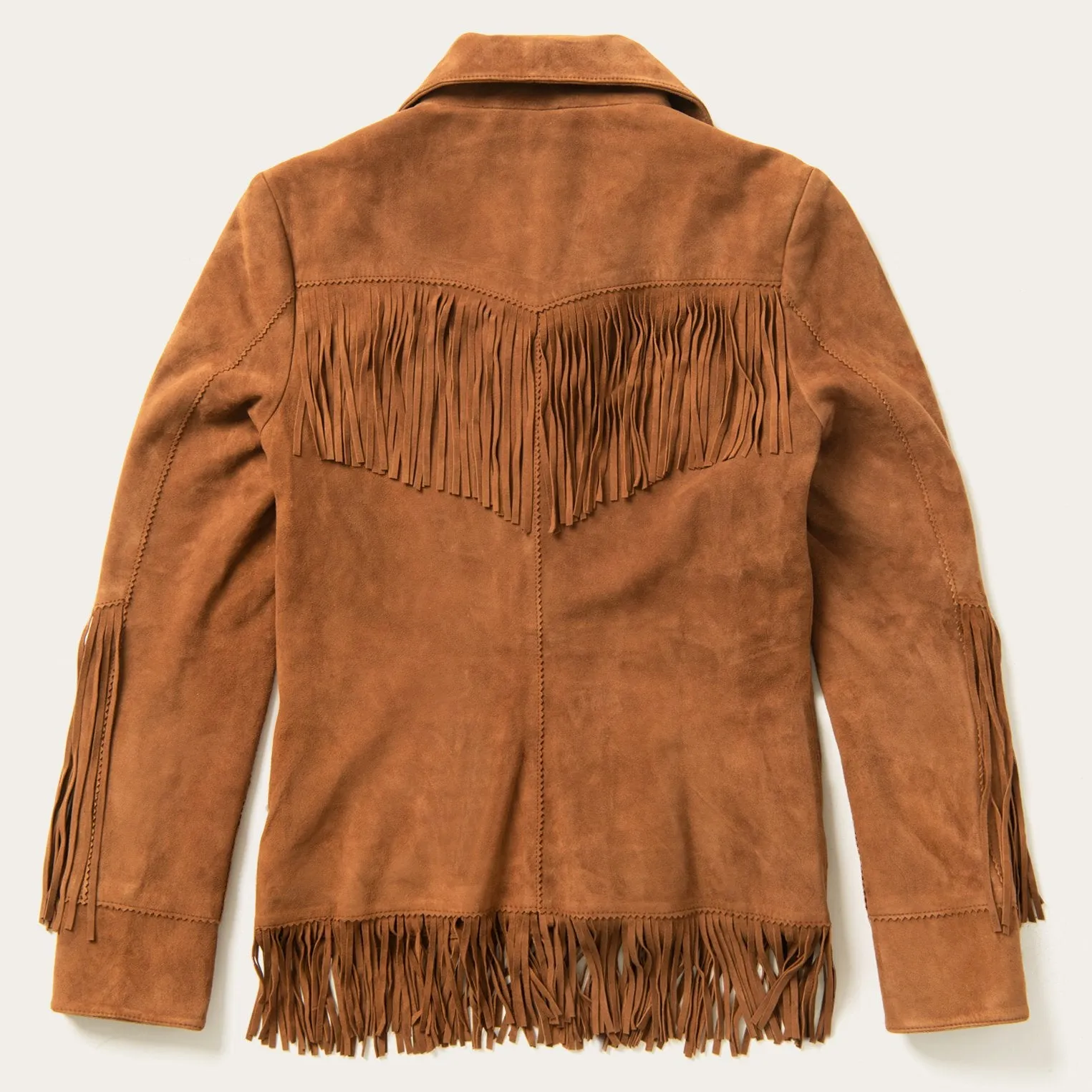 Lamb Suede Fringed Jacket