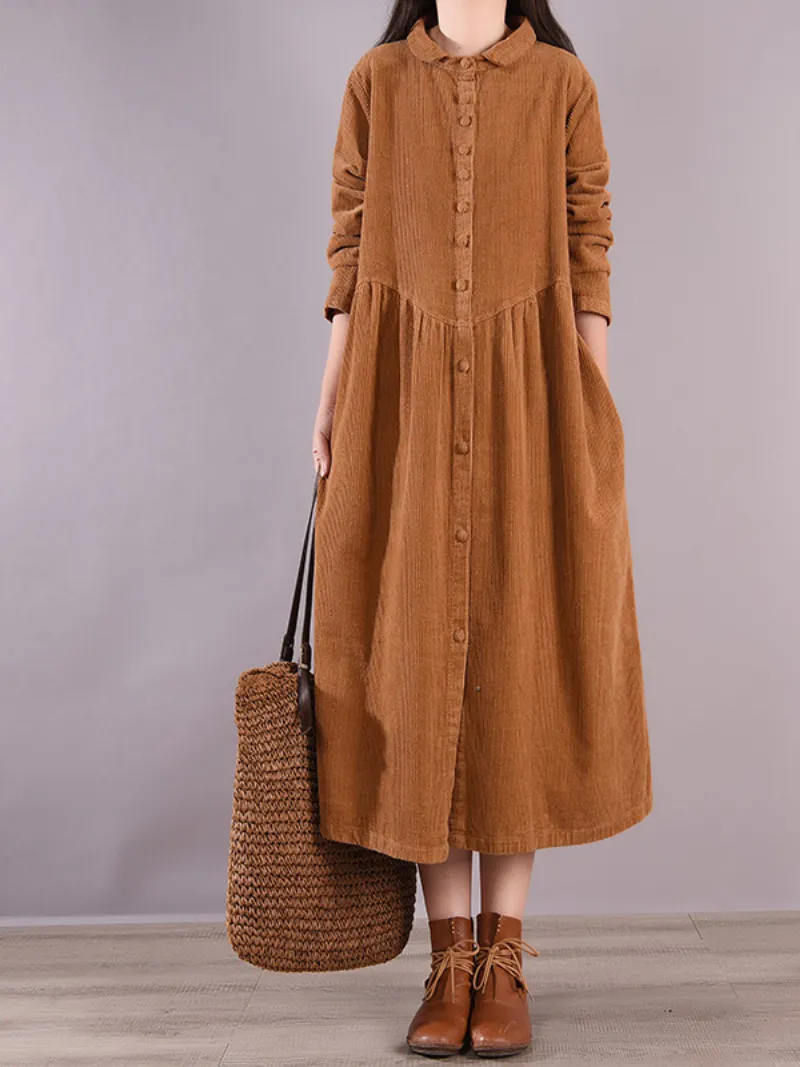 Loose Midi Dress, Formal Button Midi Dress, Little Women Dresses, Midi Dresses