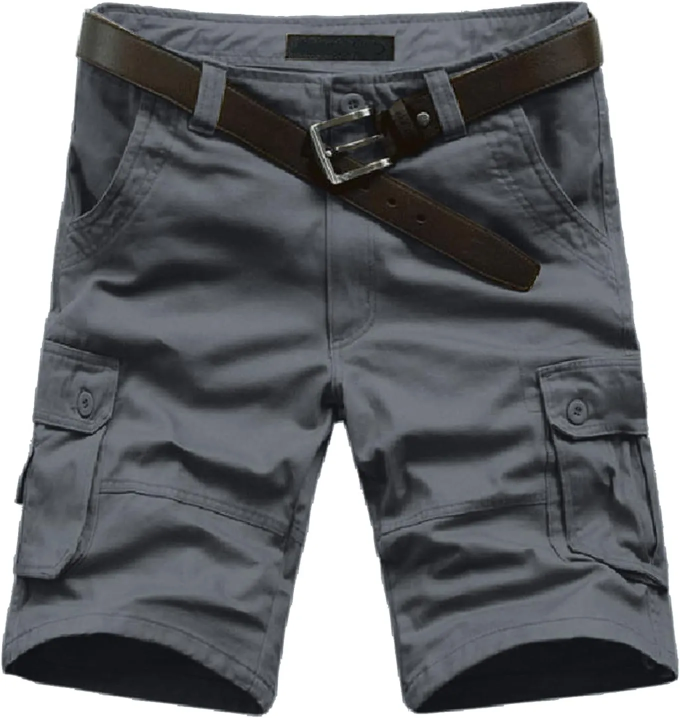 Mens Cargo Shorts Cotton Work Shorts with Multi Pocket Casual Workout Shorts Outdoor Hiking Fishing Tactical Shorts
