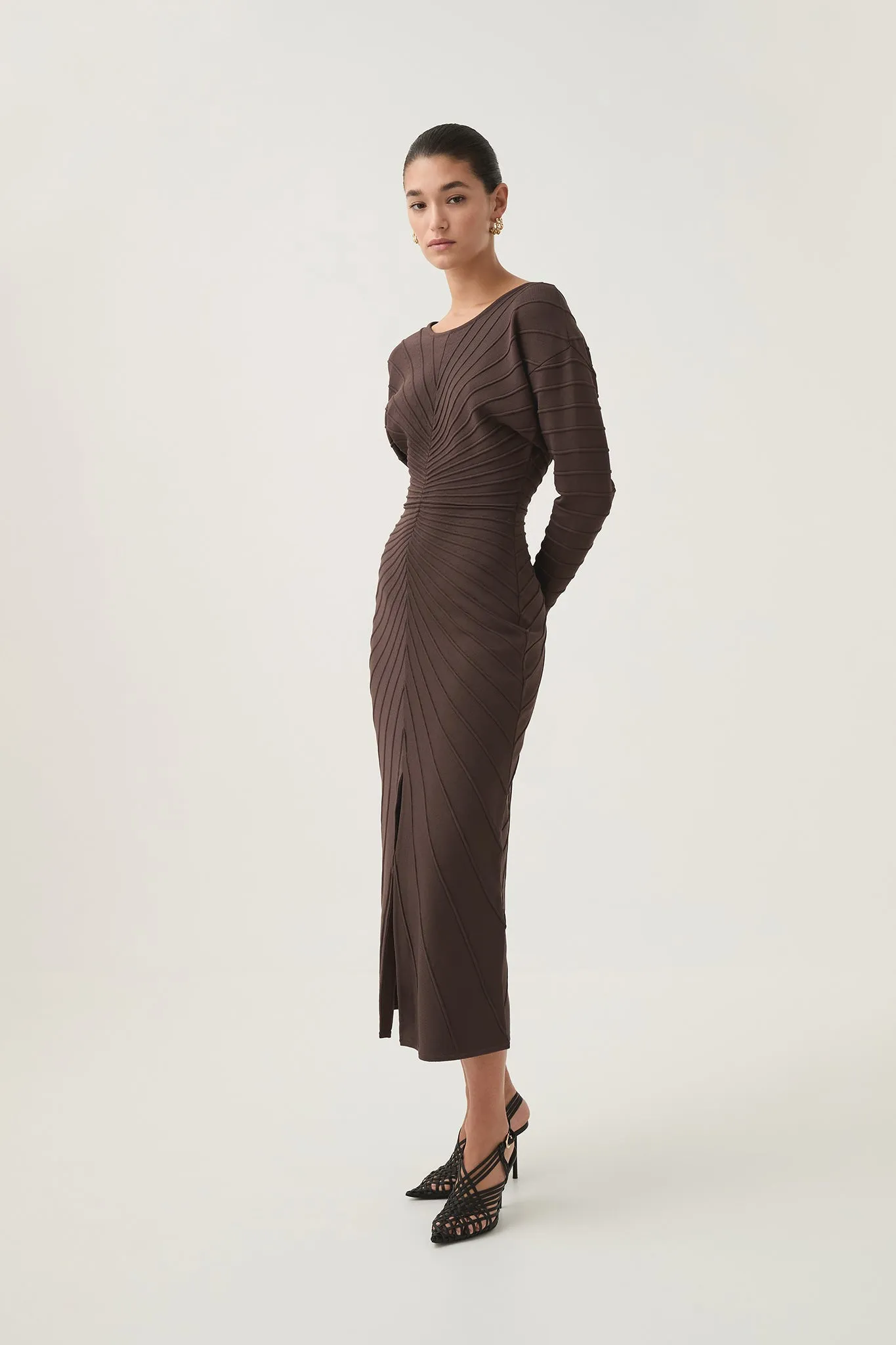 Modernist Cocoon Midi Dress