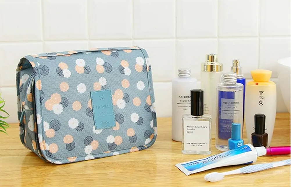 Sechunk Waterproof Travel Toiletry Bags Hanging Multi-function Cosmetic Bag Makeup Bag for Women