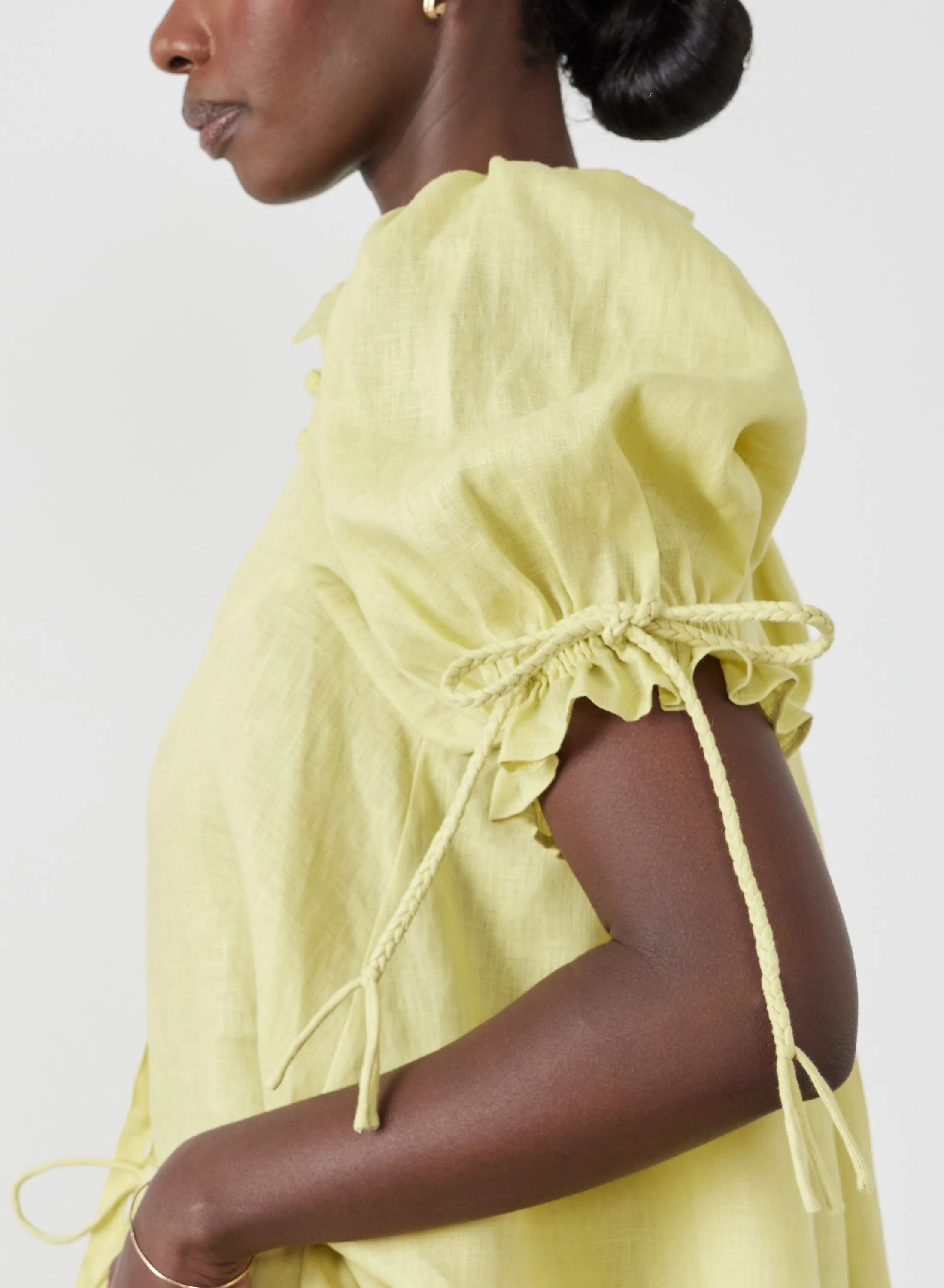 Sophia Linen Palazzo Pant | Zinnia